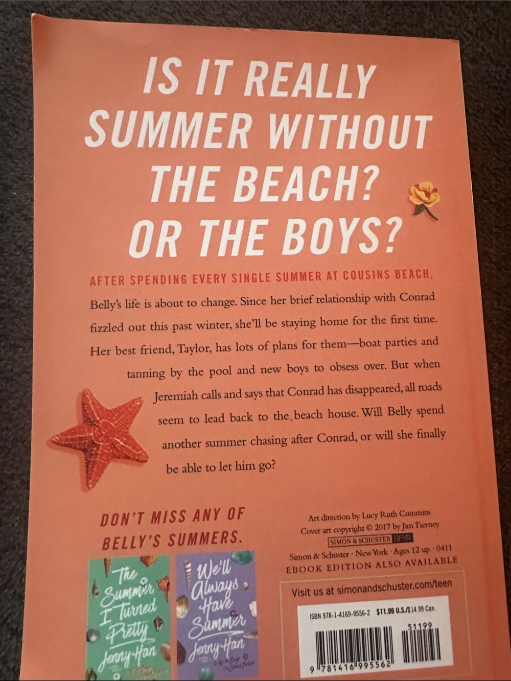 Jenny Han Beach-Themed Paperback Set in Teal, Purple, Coral - Picture 4 of 4